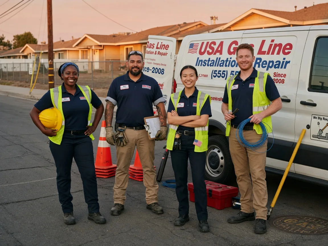 Gas Line Installation company in Harleigh, PA